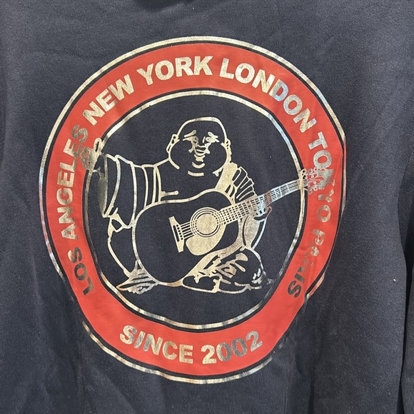 NEW True Religion Men’s Zip Up Hoodie - Picture 5 of 5